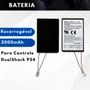 Kit C/ 2 Baterias Recarregáveis 2000mah Para Controle Dualshock Playstation 4 + Cabo Carregador Usb