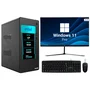Computador PC Completo Efacini, Intel Core I7, 16gb, Wi-Fi 6, Bluetooth 5.3, WINDOWS 11 Pro, Monitor 24 ", SSD Nvme - 128