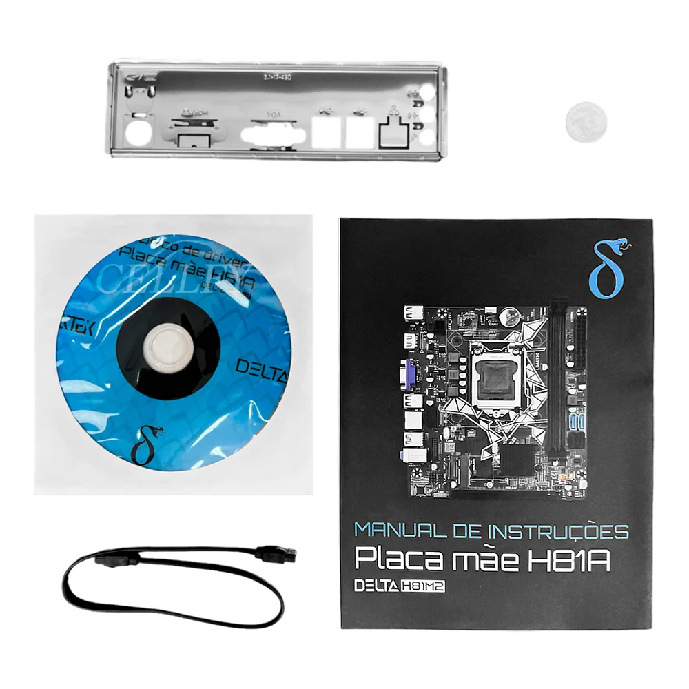 Placa Mãe H81a, Micro ATX, DDR3, LGA 1150, Intel Audio Integrado, 16GB Placa Mãe H81a, Micro ATX, DDR3, LGA 1150, Intel Audio Integrado, 16GB