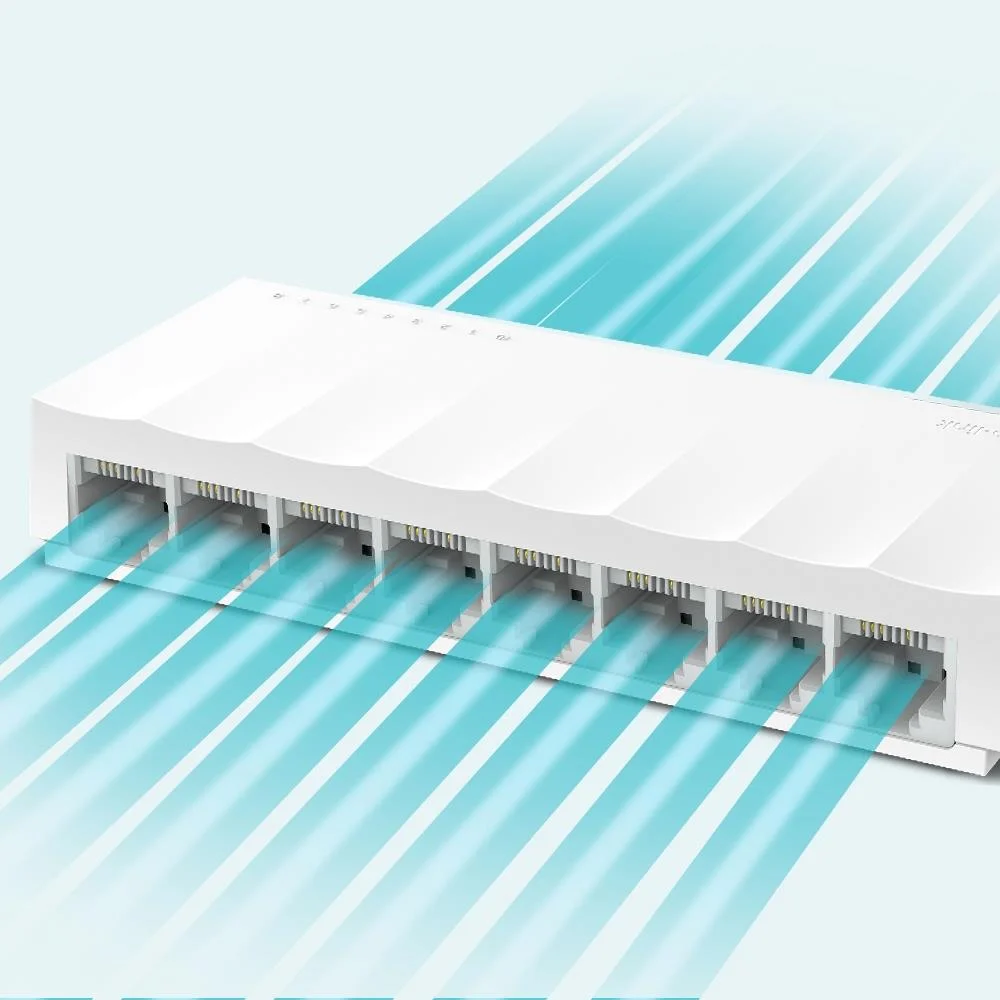 Switch Tp-link Ls1008 Fast 8 Portas Ethernet 10/100mbps (versão 2.0)