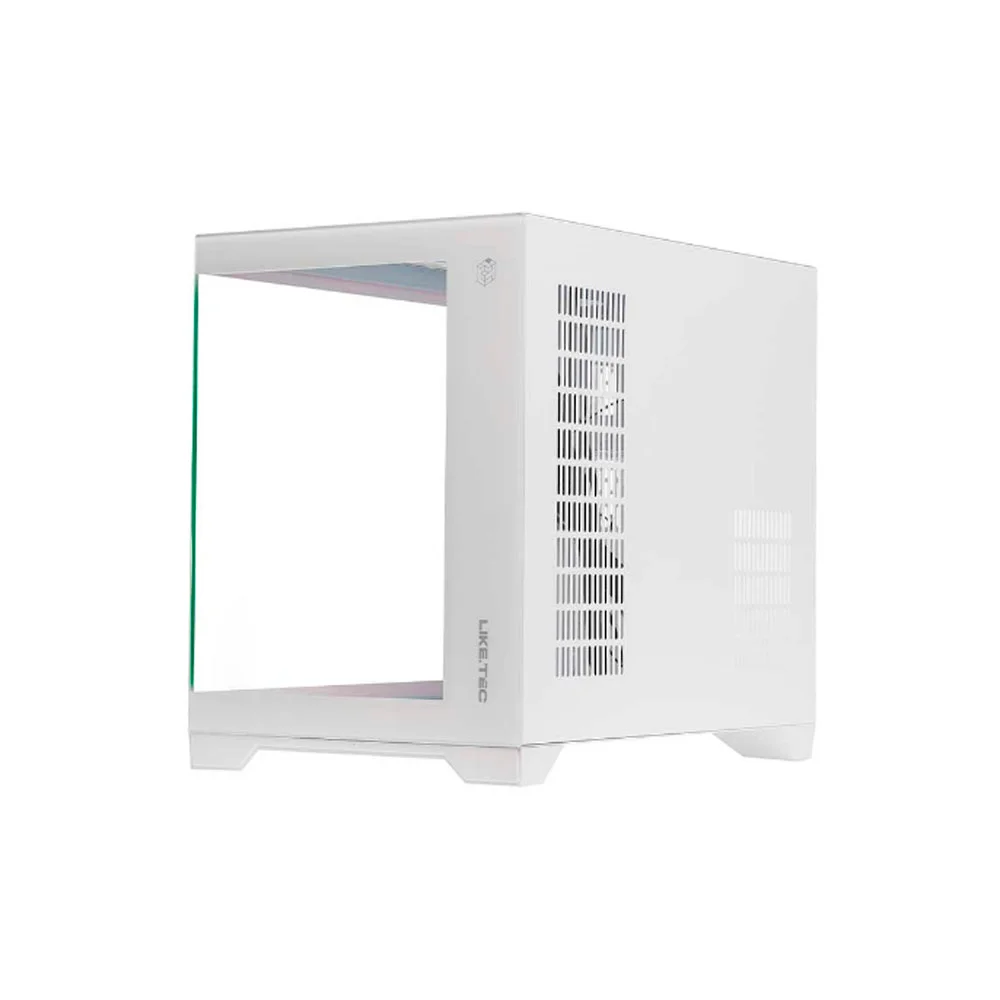 Gabinete Liketec Gamer Mad Rock Snow 4x Fan ARGB Cubodesign M-atx Frontal Vidro U Unica Unica