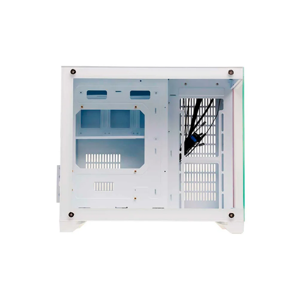 Gabinete Liketec Gamer Mad Rock Snow 4x Fan ARGB Cubodesign M-atx Frontal Vidro U Unica Unica