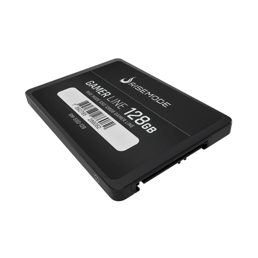 SSD Rise Mode Gamer Line, 128GB, Leitura: 530MB/s, Gravação: 520MB/s, SATA III,  Preto - RM-SSD-128