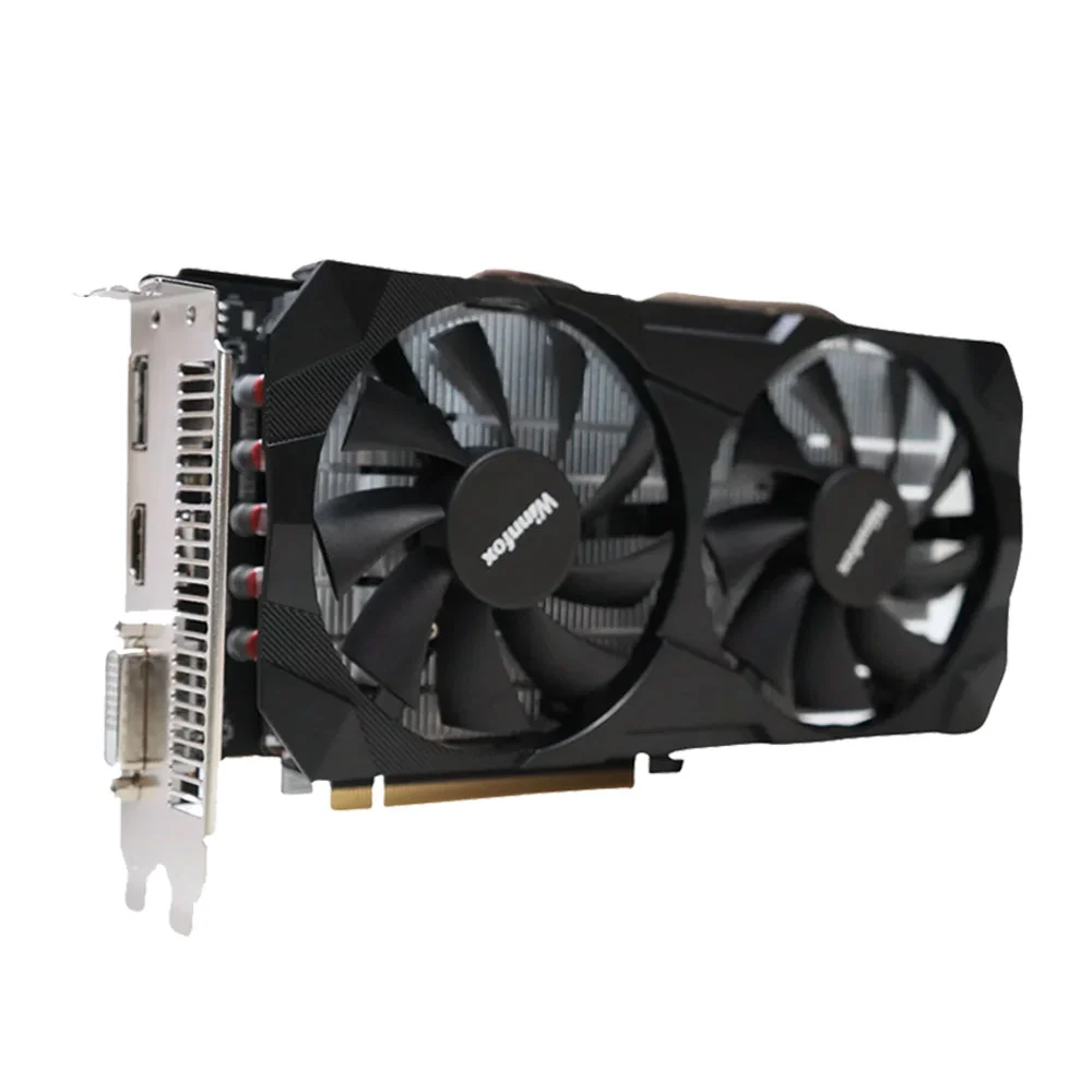 Placa de Vídeo Winnfox RX 580, 16GB, GDDR5, 256bits
