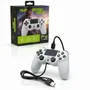 Controle Compatível Ps4 PC Notebook Usb Cabo 1,8m Branco