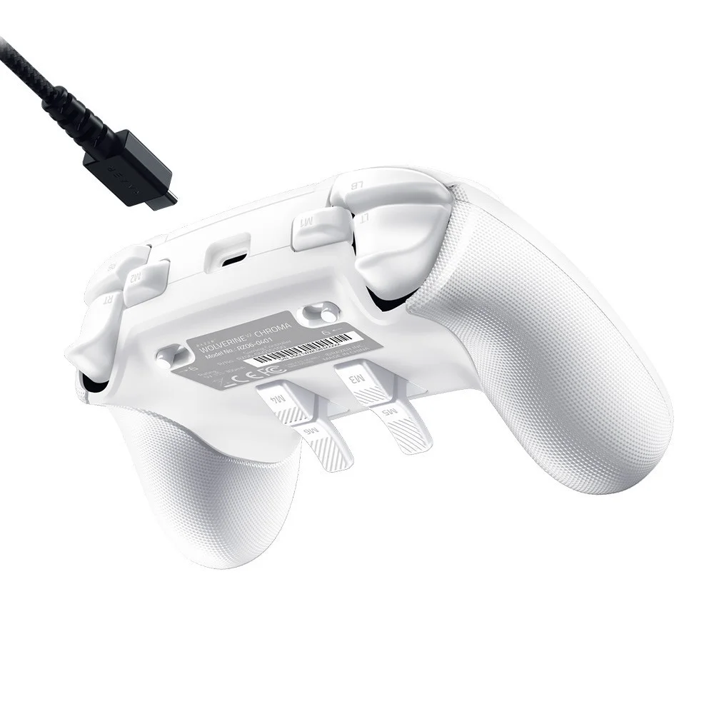 Nintendo Switch Razer Wolverine V2 Chroma (White) Controle Razer Wolverine V2 Chroma KaBuM