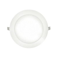 Luminária LED Painel/plafon Slim Embutir 18w Biv 6400k Redondo - Ourolux