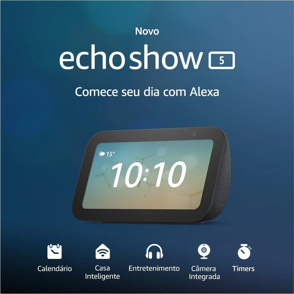 Echo Show 5 3 Ger Smart Display Alexa KaBuM