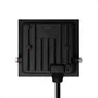 Refletor Blumenau De LED Slim 20w Preto Bivolt 3000k Luz Quente