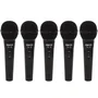 Kit 5 Microfones Dinâmicos Com Fio Tk 10 Onyx