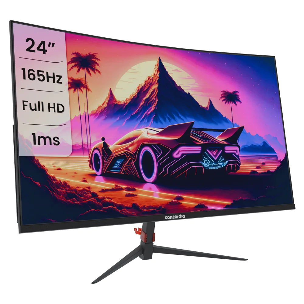 Monitor Concórdia Gamer Curvo CZ238F 23.8" 165hz LED Full HD HDMI DP USB SRGB 99% Freesync Premium