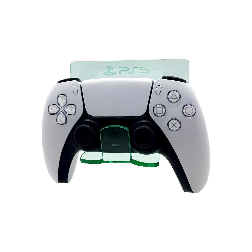 Suporte Controle Parede Playstation 5 - Ps5 - Material Acrílico Vidro (acrílico Que Imita Vidro)
