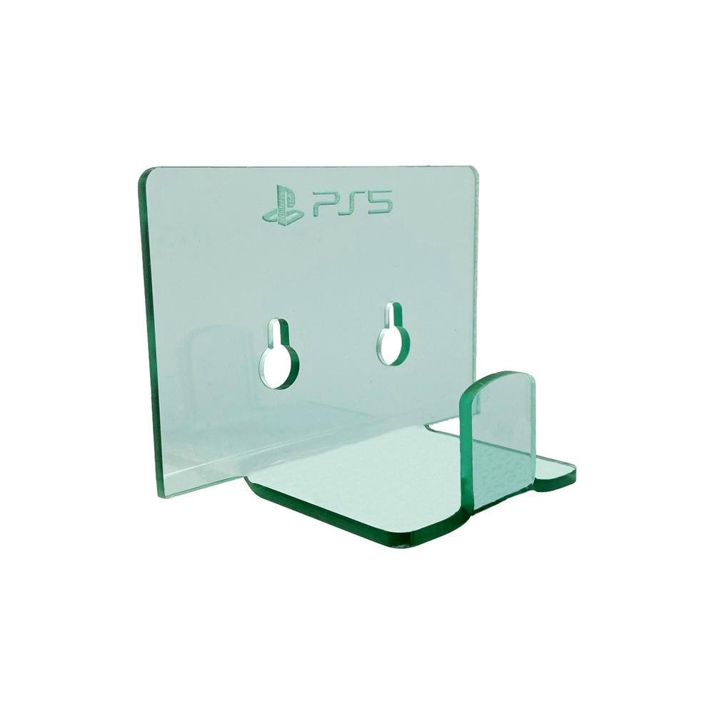 Suporte Controle Parede Playstation 5 - Ps5 - Material Acrílico Vidro (acrílico Que Imita Vidro)