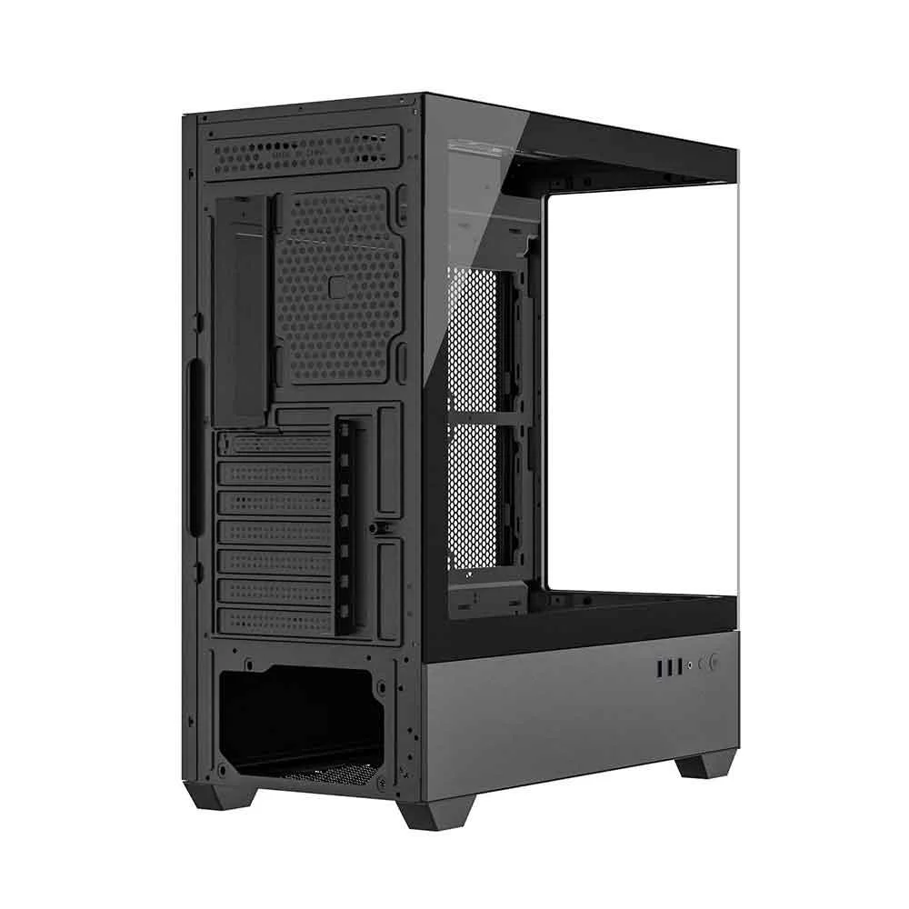 Gabinete Gamer Redragon Aquario Reflect Flow Preto Ca-606b Gabinete Gamer Redragon Aquario Reflect Flow Preto Ca-606b