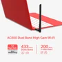 Adaptador Wifi Mercusys Mu6h Ac650 Dual Band 5dbi 433+200mbps