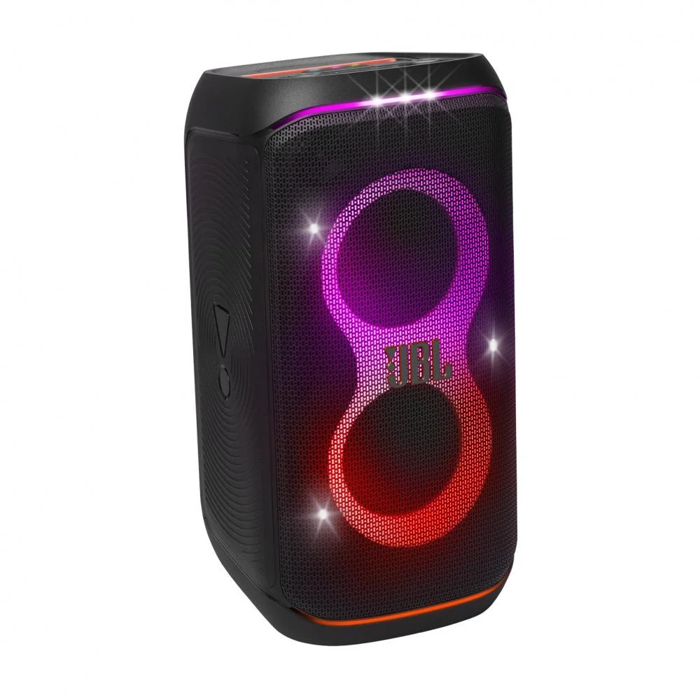 Caixa de Som Bluetooth JBL PartyBox Club 120, Potência de 160W, Karaokê, Conexão Bluetooth e Luzes LED Caixa de Som Bluetooth JBL PartyBox Club 120, Potência de 160W, Karaokê, Conexão Bluetooth e Luzes LED