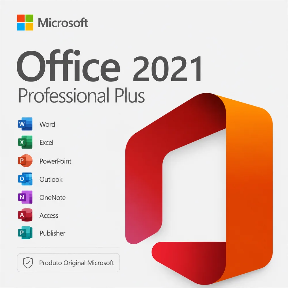 Microsoft Office 2021 Pro Plus Original Vitalício