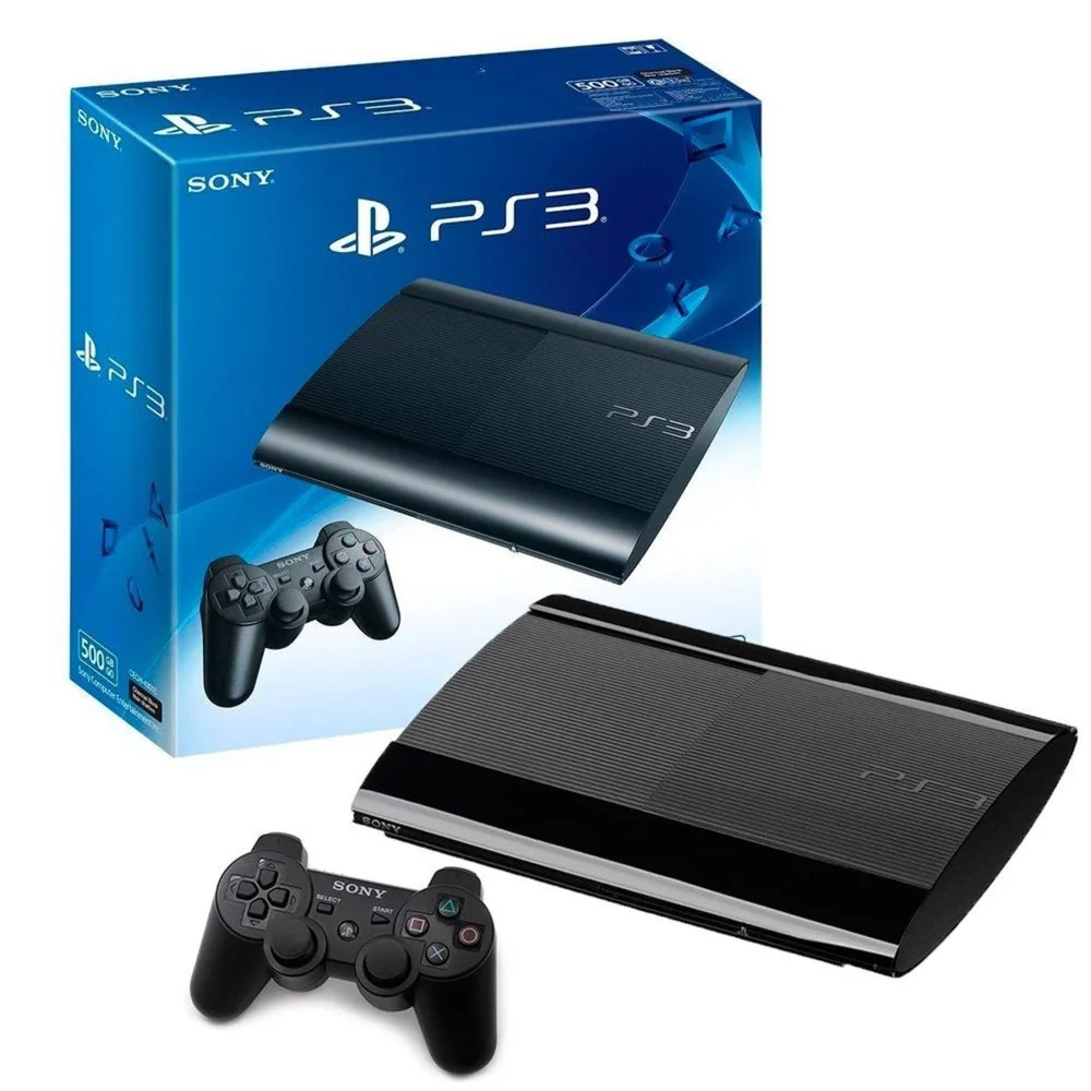 Playstation 3 + 20 Jogos + 2 Controles Playstation 3 + 20 Jogos + 2 Controles