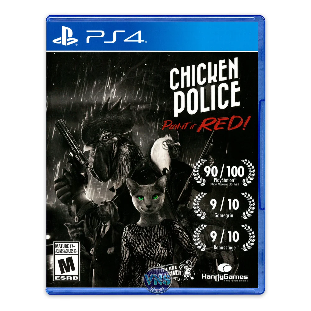 Chicken Police: Paint It Red! - Ps4 - Mídia Física Chicken Police: Paint It Red! - Ps4 - Mídia Física