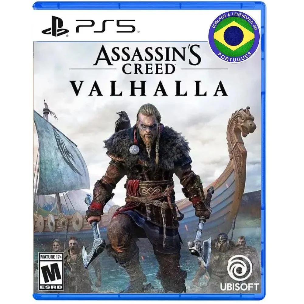 Assassins Creed Valhalla Ps5 Edição Dublada Em Português Mídia Física Playstation 5 Assassins Creed Valhalla Ps5 Edição Dublada Em Português Mídia Física Playstation 5