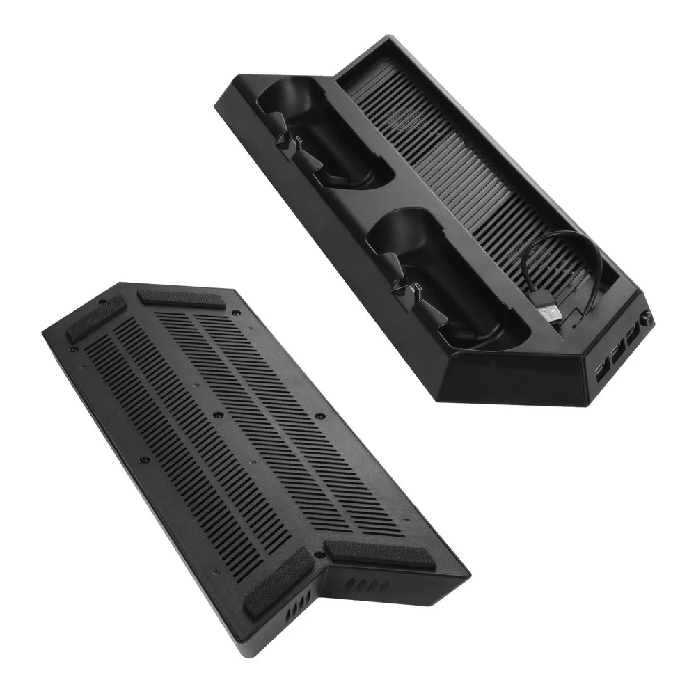 Base Vertical Carregador Suporte Cooler Hub 3 Usb Para Playsation 4 Ps4 Pro Base Vertical Carregador Suporte Cooler Hub 3 Usb Para Playsation 4 Ps4 Pro