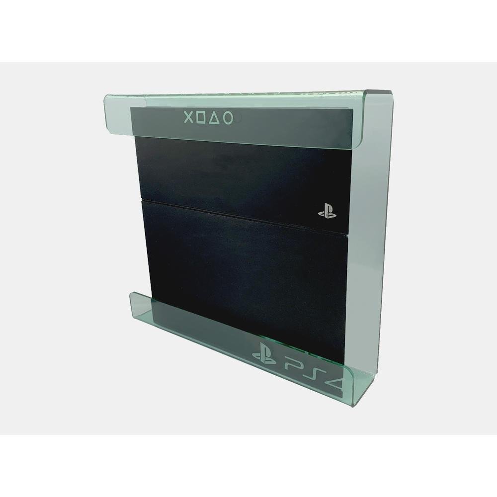 Suporte Parede Console Playstation 4 Pro - Ps4 Pro - Material Acrílico Vidro (acrílico Que Imita Vidro) Suporte Parede Console Playstation 4 Pro - Ps4 Pro - Material Acrílico Vidro (acrílico Que Imita Vidro)