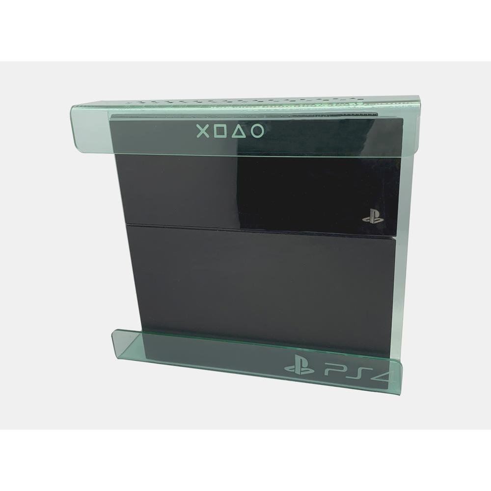 Suporte Parede Console Playstation 4 Pro - Ps4 Pro - Material Acrílico Vidro (acrílico Que Imita Vidro) Suporte Parede Console Playstation 4 Pro - Ps4 Pro - Material Acrílico Vidro (acrílico Que Imita Vidro)