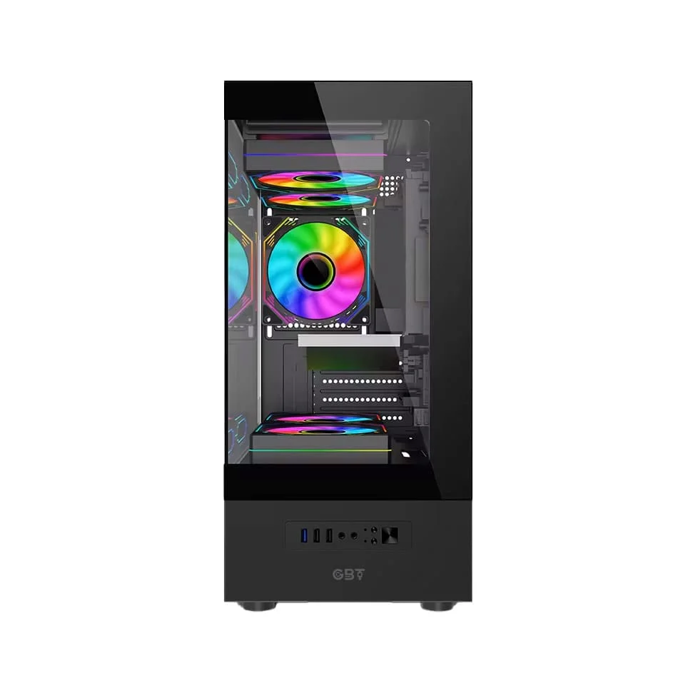 Gabinete Gamer Gbt X500mb, Frente E Lateral Em Vidro Temperado, Com 3 Fans Rainbow, Preto. Gabinete Gamer Gbt X500mb, Frente E Lateral Em Vidro Temperado, Com 3 Fans Rainbow, Preto.