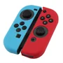 Capa Protetora Silicone Para Joy-con Nintendo Switch Azul E Vermelho