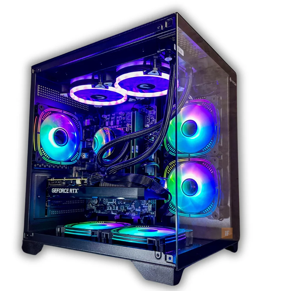 PC Gamer Balão.info Campinas Aquario, AMD Ryzen 7 5700x, 32GB RAM, RTX 3060, SSD 1TB, Windows 11 Pro, Water Cooler 240mm - view 3