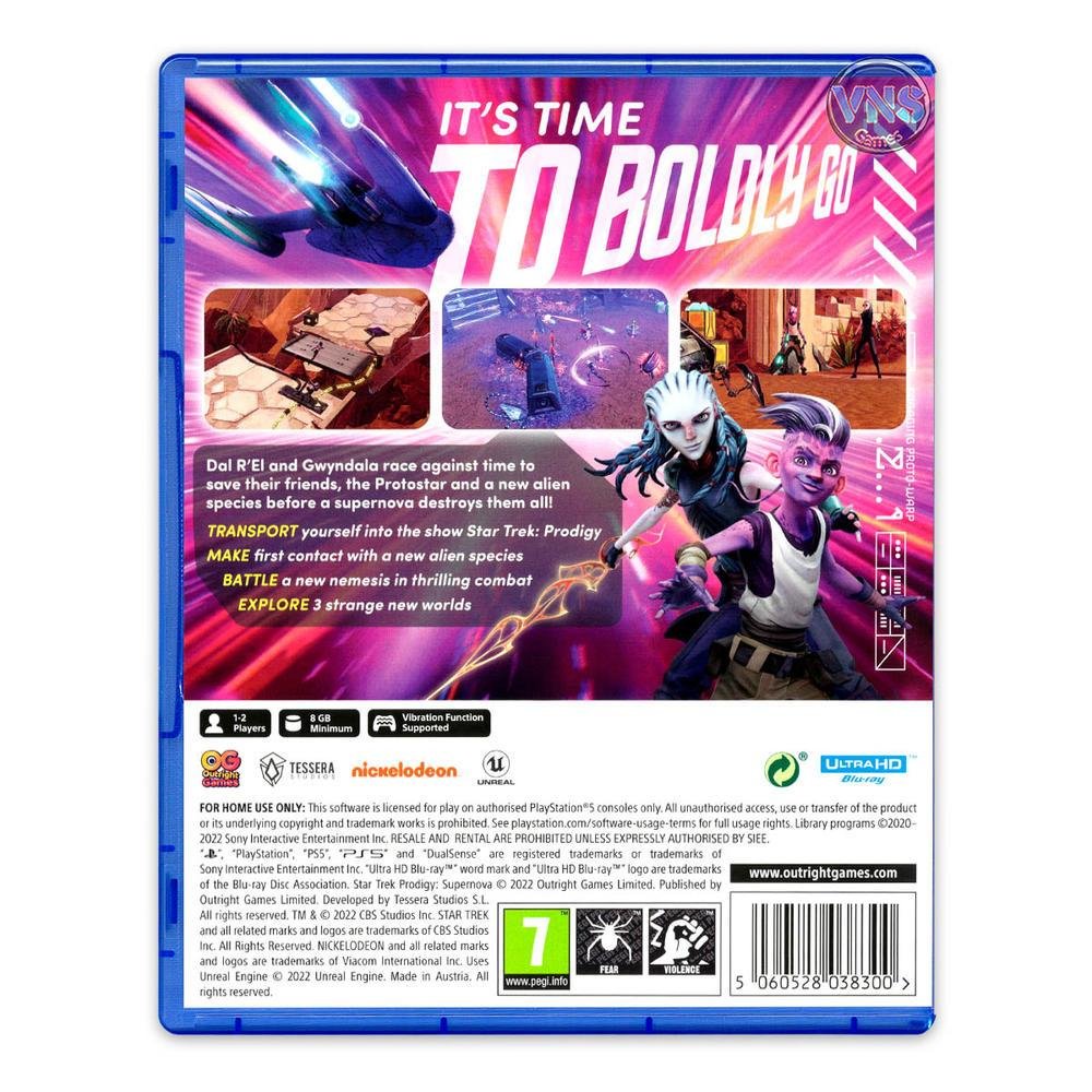 Star Trek Prodigy Supernova - Ps5 - Mídia Física Star Trek Prodigy Supernova - Ps5 - Mídia Física