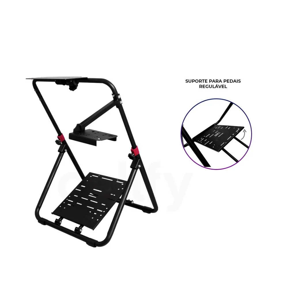 Cockpit Suporte Para Volante Gamer Simulador Racing Joystick - view 5