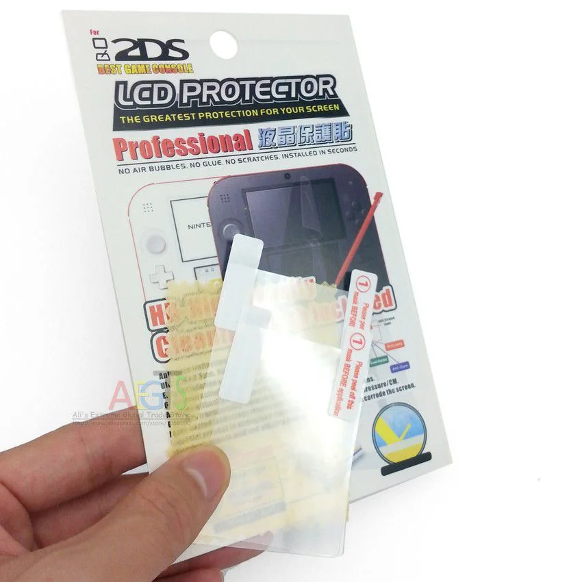 Película Protetora Para Nintendo 2ds - Superior E Inferior Película Protetora Para Nintendo 2ds - Superior E Inferior