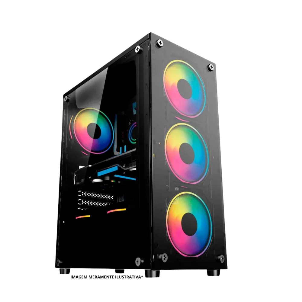 PC Gamer Intel Core I7 16gb Ram Placa De Vídeo 4gb SSD 480GB Monitor 19,'5 Fonte 500w em Campinas - foto 3