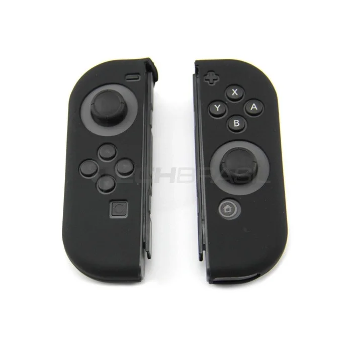 Capa Protetora Silicone Para Joy-con Nintendo Switch Preto