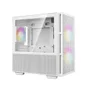Gabinete Gamer Deepcool Ch360 Wh, ARGB, Mini Tower, Vidro Temperado, Sem Fonte, Com 3 Fans, Branco
