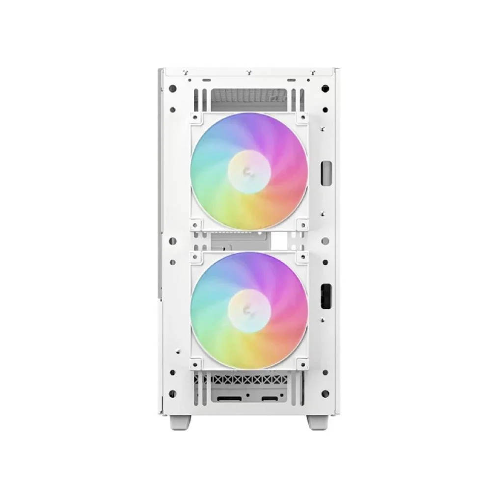 Gabinete Gamer Deepcool Ch360 Wh, ARGB, Mini Tower, Vidro Temperado, Sem Fonte, Com 3 Fans, Branco Gabinete Gamer Deepcool Ch360 Wh, ARGB, Mini Tower, Vidro Temperado, Sem Fonte, Com 3 Fans, Branco