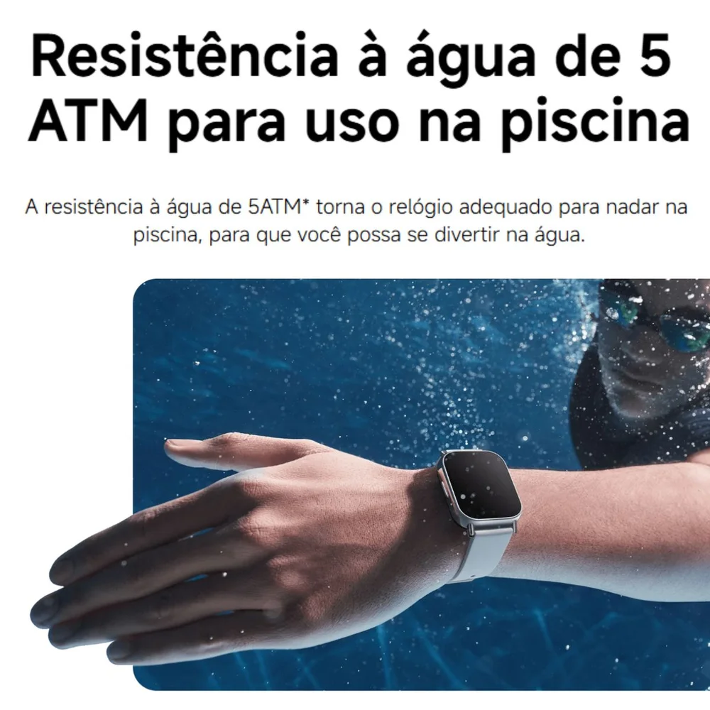 Smartwatch Redmi Watch 5 Lite Gps, Tela AmoLED 1,96" 150 Modos Esportivos M2352w1 Preto Smartwatch Redmi Watch 5 Lite Gps, Tela AmoLED 1,96" 150 Modos Esportivos M2352w1 Preto