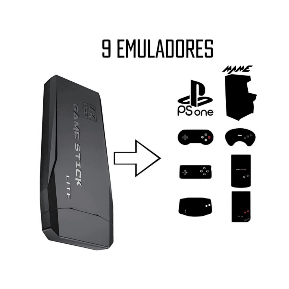 Vídeo Game Retrô 4k 32g Com + 2.000 Jogos, Hd Display, Vídeo Game Stick Para Ps1/gba/fc/md, Clássico Retro Video Game Re Vídeo Game Retrô 4k 32g Com + 2.000 Jogos, Hd Display, Vídeo Game Stick Para Ps1/gba/fc/md, Clássico Retro Video Game Re