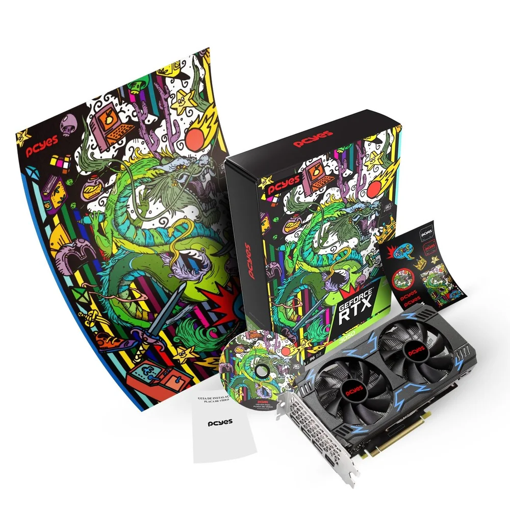 Placa De Vídeo RTX3050 Nvidia GDDR6 6GB KaBuM