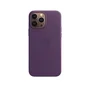 Capa Capinha Case Super Premium De Couro Sintético Magsafe Magnético Compatível Iphone 13 Pro Max - Roxo