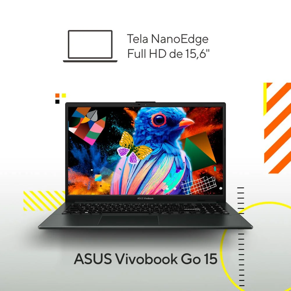 Notebook Asus Vivobook Go 15 Ryzen 3 4G SSD256