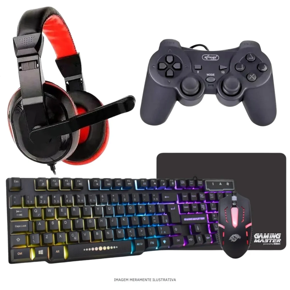 "Computador PC Gamer Completo Balão.info Intel Core I5 SSD 240GB 8GB Teclado Mouse Mouse Pad E Headset Gamer Joystick Monitor 19"" WINDOWS 10 Pro Trial" - view 4