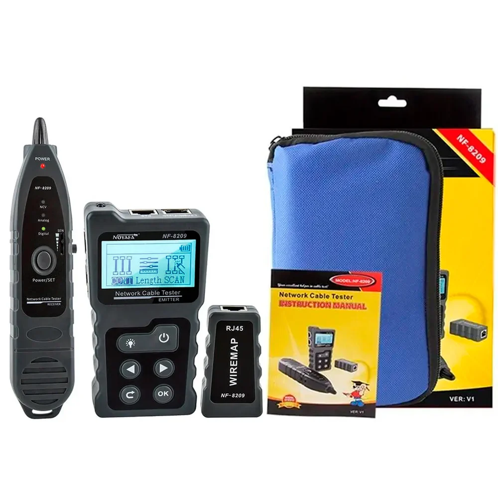 Testador De Cabo De Rede Nf-8209 Noyafa