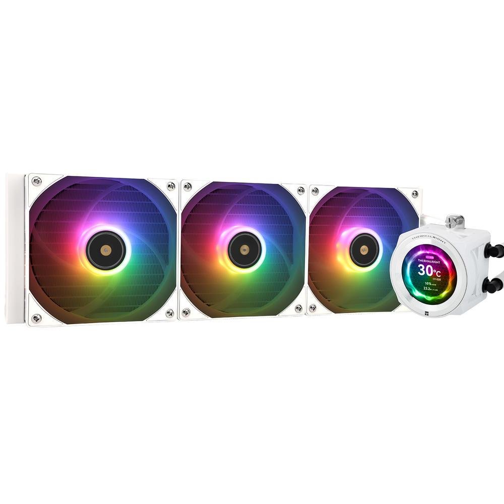 PC用ファン・クーラー THERMALRIGHT CORE VISION 360 WHITE ARGB KaBuM Aperte o K e evolua em Tecnologia e Games