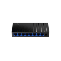 Switch Cudy Gs108d, Caixa De Plástico Gigabit De 8 Portas