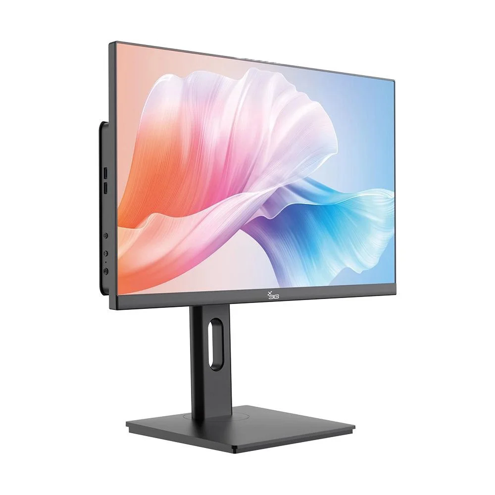 "Computador All In One I7 16gb Ram SSD 480GB Tela 24"" Com Webcam E Ajuste De Altura WINDOWS 10 - Preto."
