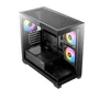 Gabinete Gamer Antec Cx300m RGB Basic Lateral De Vidro Temperado 4mm Micro-atx/itx Com 3 Fans RGB 12.