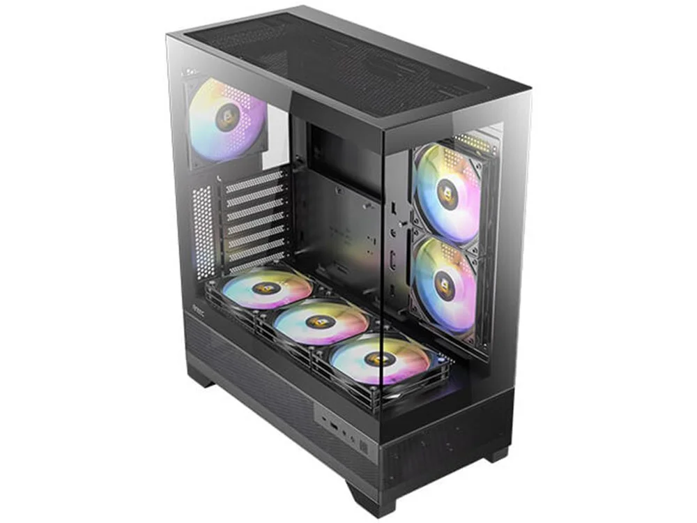Gabinete Gamer Antec Cx700 RGB Elite Lateral De Vidro Temperado 4mm Atx/micro-atx/itx 6 Fans 120mm R.