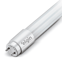 Lâmpada Elgin Tubular Led T8 20w 120cm G13 Bivolt 6500k Luz Fria